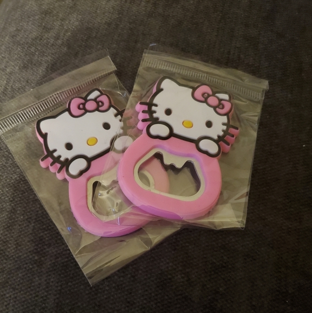 Hello Kitty Pink Bottle Opener